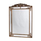 Josephine XL Gold Ornate Top Mirror